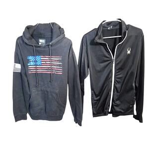 Men's Large 42 44 Coats Jackets Long Sleeve Winter Wholesale Bulk Lot of 2 L